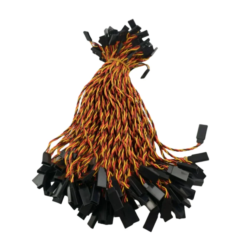 10 pieces JR servo extension cable of 10/15/20/30/50cm  30 core twisted wire high current anti-interference