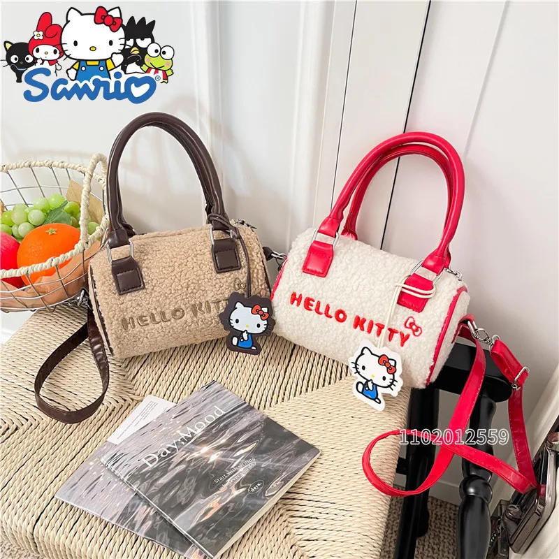 

Hello Kitty New Mini Shoulder Bag Cartoon Embroidery Mini Women's Shoulder Crossbody Bag Casual Fashion Women's Mini Handbag