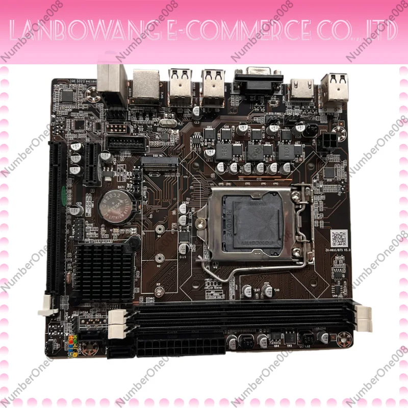 Para la placa base H61 LGA1155, compatible con CPU Dual/Quad Core i3 i5, DDR3 1600MHz PCIe x16 para PC de juegos DNF
