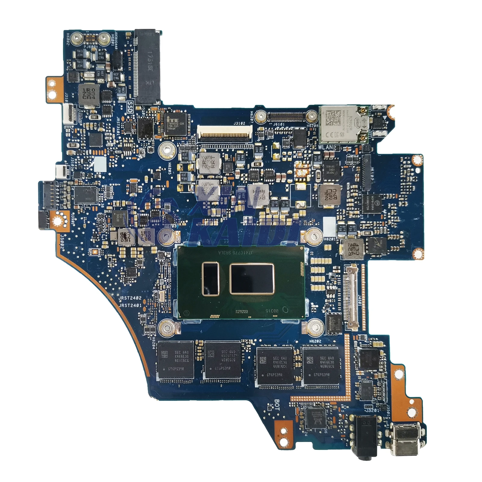 Imagem -05 - Mainboard para Asus Placa-mãe Laptop Zenbook Flip s Q325uar Ux370uaf Ux370ua Ux370u i5 i7 7th 8th Gen 8gb 16 gb de Ram Ux370uar