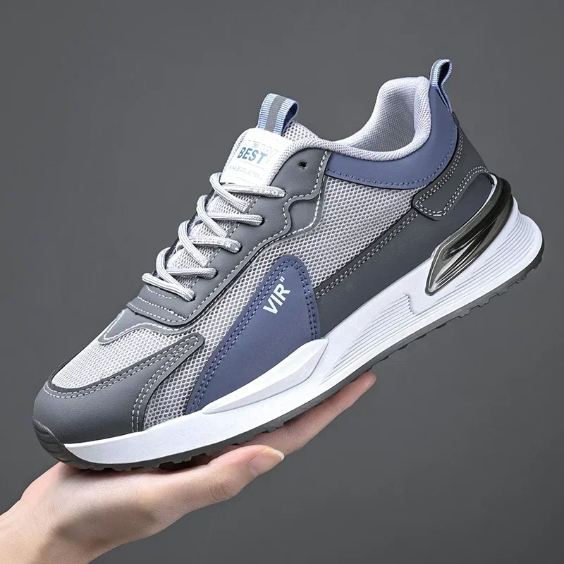 Male Sneakers Fashion Casual Shoes Light Soft Breathable Vulcanize Shoes Men Trend Lightweight Tennis Shoes Men Running Sneakers