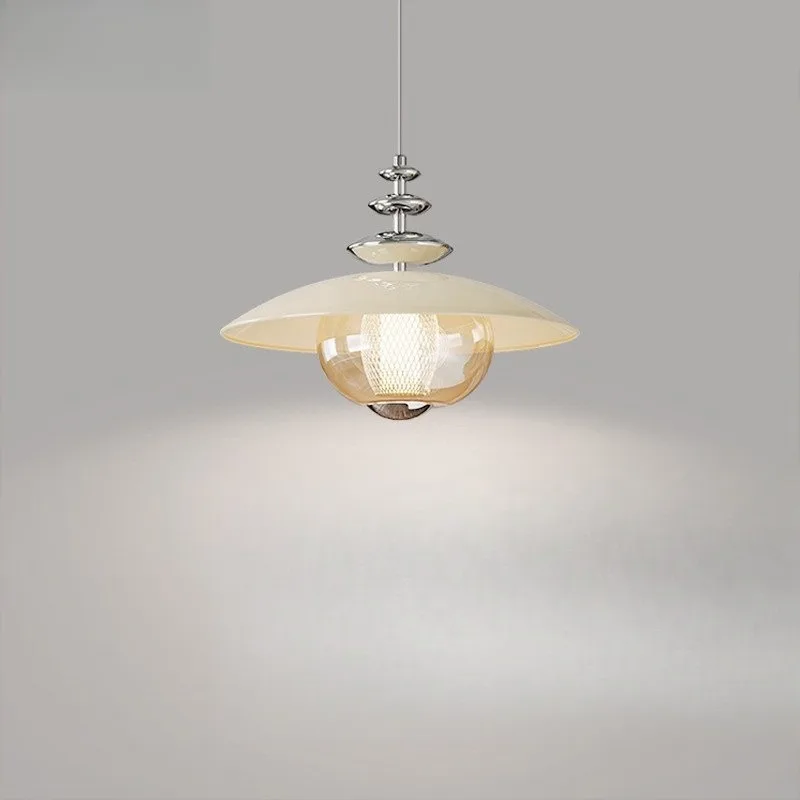 French cream wind restaurant chandelier 2026 new bar table light