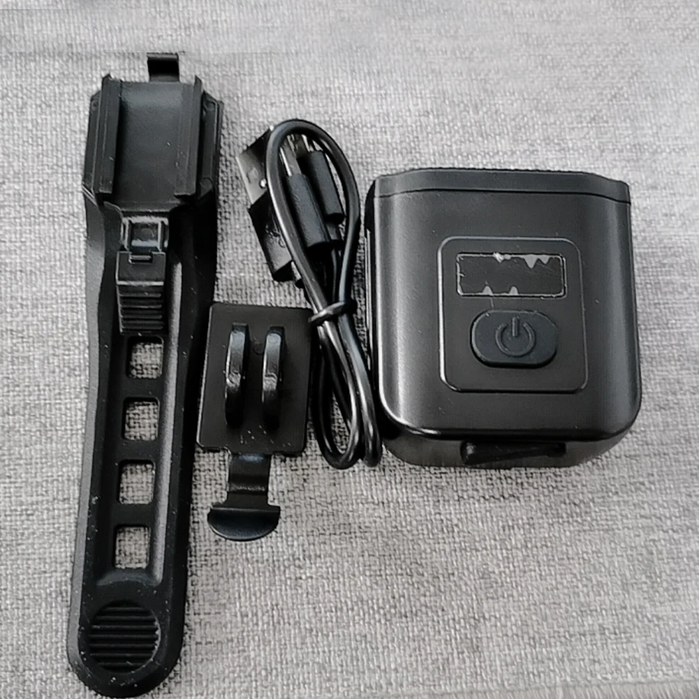 Bicycle Front Lamp High Beam Low Beam Bike Handlebar Flashlight USB Charging MTB Road Bike Headlight 5 Modes Bicycle Accessories