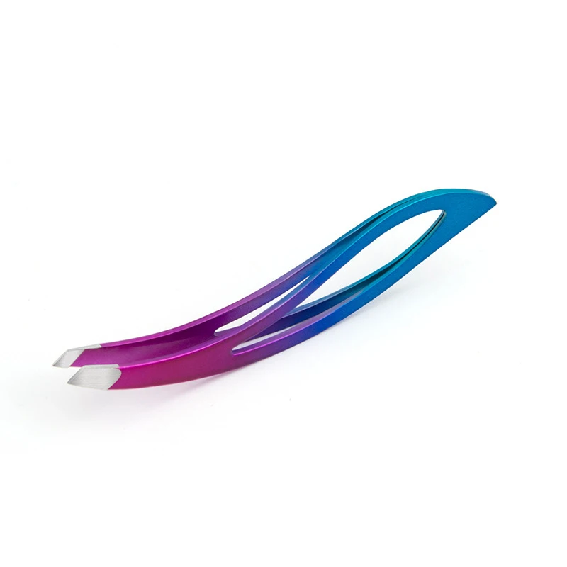 New Ingrown Hair Tweezers Precision Set for Eyebrow and Eyelash Grooming Leaf Shape for Easy Grip and Gentle Make up Tools