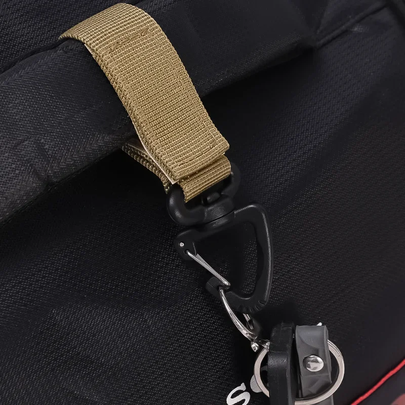 Military Tactical Hanging Key Hook Clip Clamp Buckle Nylon Webbing Molle Belt Carabiner Outdoor Strap Climbing Accessories