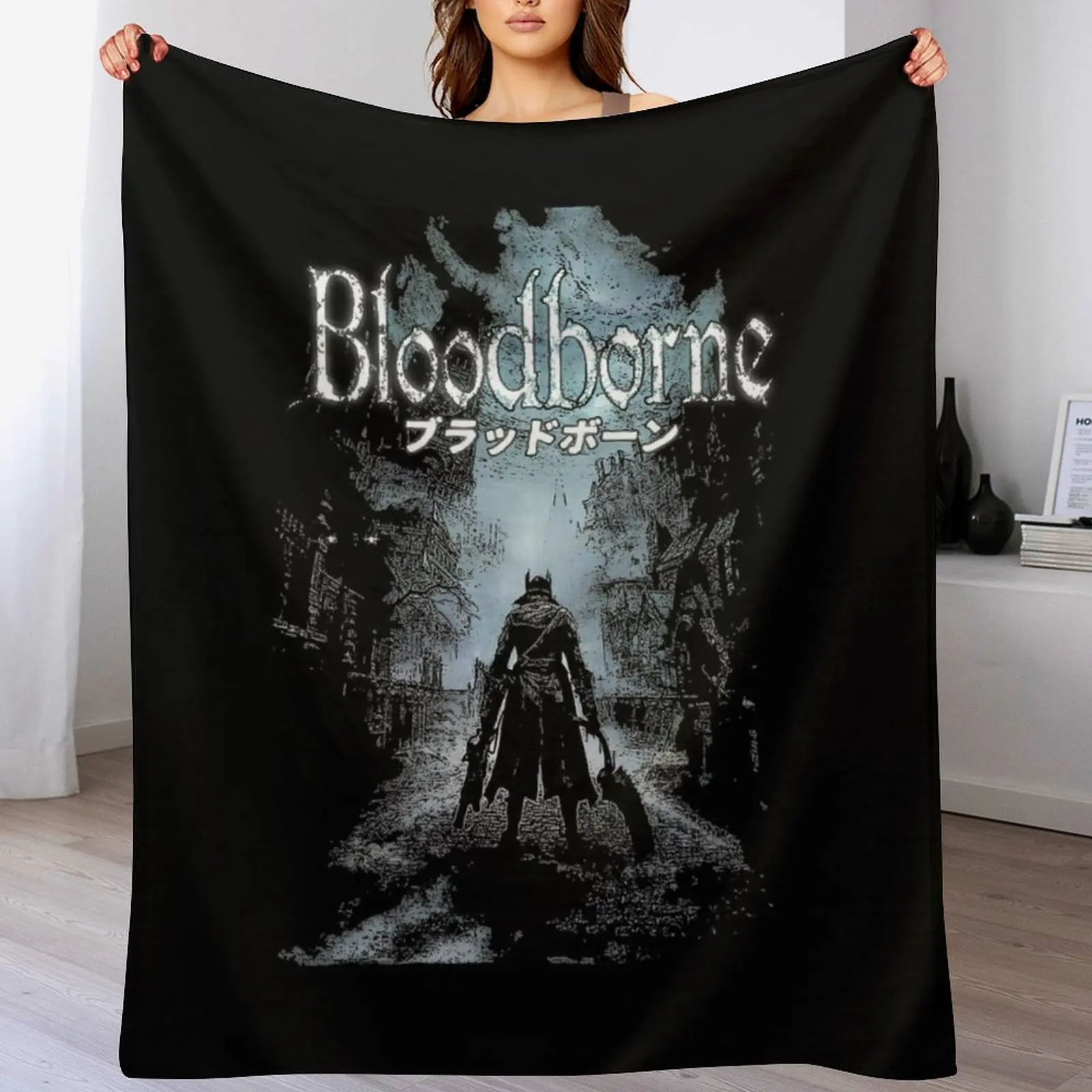 

Retro Vintage BloodBorne 1 Girls Boys Throw Blanket Comforter Fashion Sofas Blankets