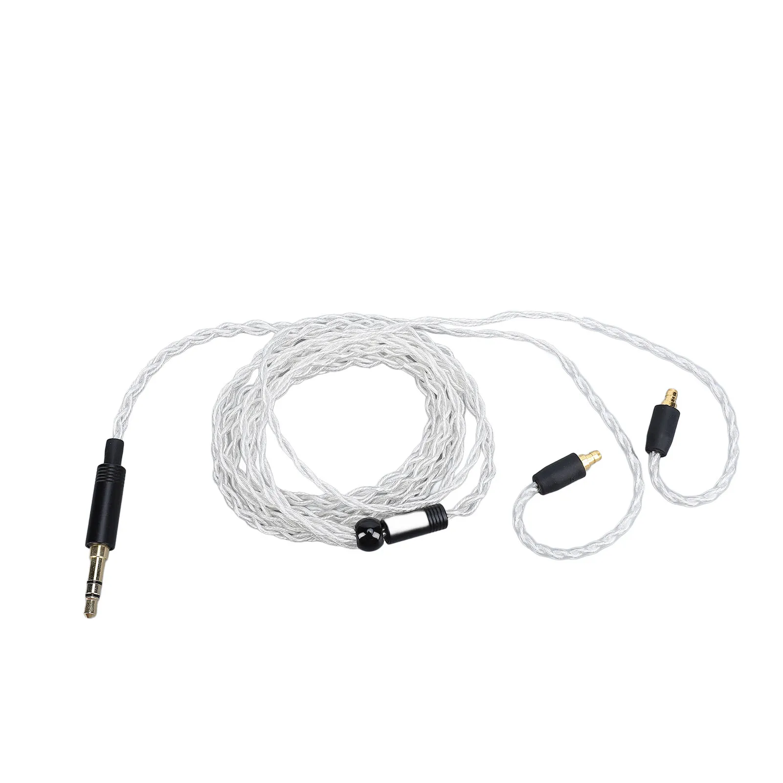 3.5mm Earphone Cable 1.2m Interference Resistant Low Noise Headphone Sound Cable Stereo 4 Strand Lossless Sound Soft for Music