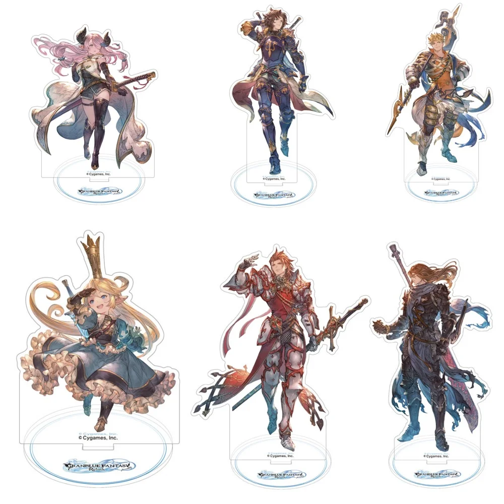 New Anime GRANBLUE FANTASY Relink Acrylic Figure Acrylic Stand Figure Game Cartoon Figure Desktop Decor Friend Toy Gift