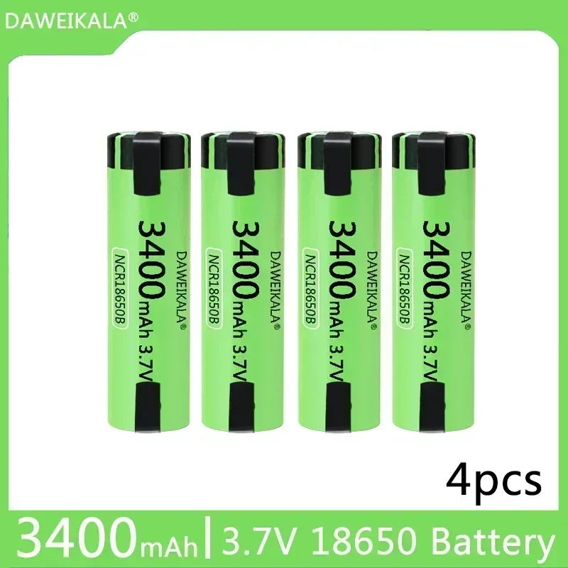 NCR18650B de iones de litio, Original,3.7V 3400 mAh,descarga Envío Gratis, novedad de