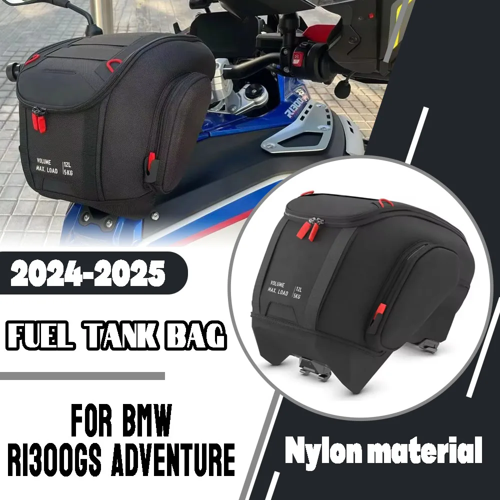 For BMW R1300GS Adventure R1300GS ADV 2024-2025 Motorcycle Waterproof Fuel Tank Bags 12L Fuel Tank Side Nylon Portable Tool Kit