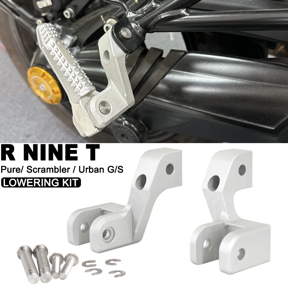 

Motorcyle Accessories New For BMW R9T RnineT Scrambler R NINET NineT Pure Urban Racer Foot peg Passenger Footpeg Lowering Kit