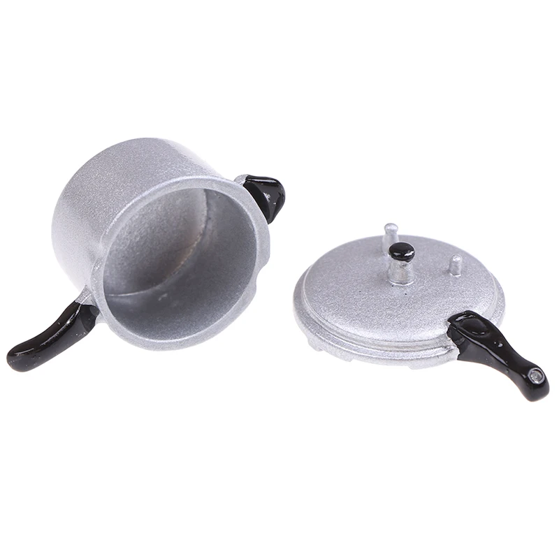 Utensílio De Cozinha Miniatura, Panela De Pressão, Ferramentas De Cozinha, Escala 1:12, Dollhouse