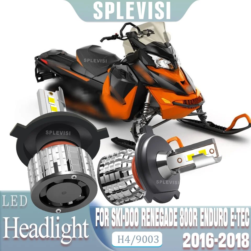 

All-Aluminum Housing Lightweight & Strong Long-Life motorcycle Headlight For Ski-Doo Renegade 800R Enduro E-TEC 2016 2017 2018