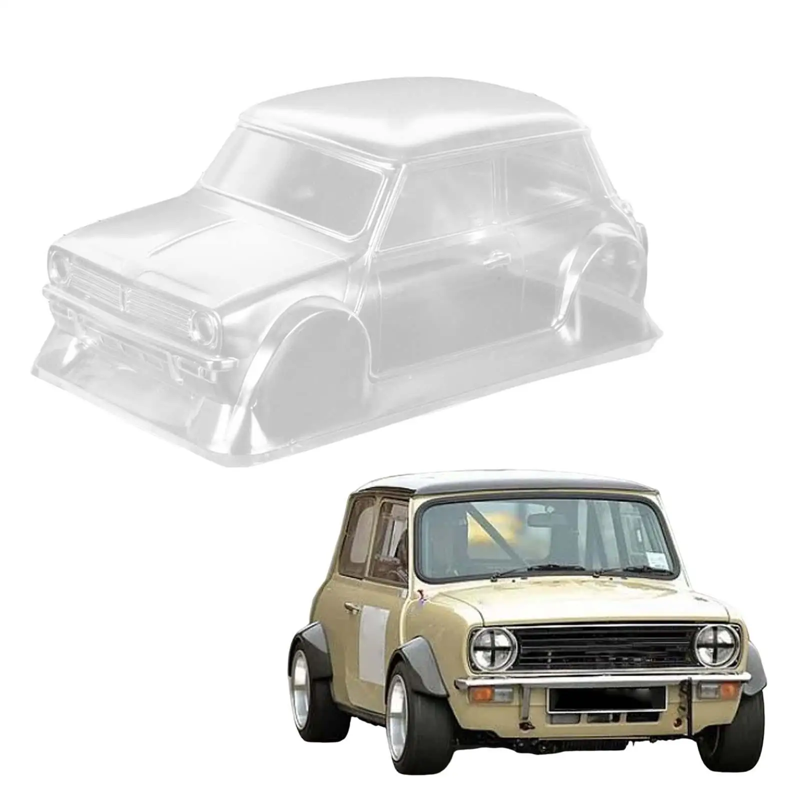 RC Car PC Clear Body RC Car Body Shell for 1/10 RC Car Replacement