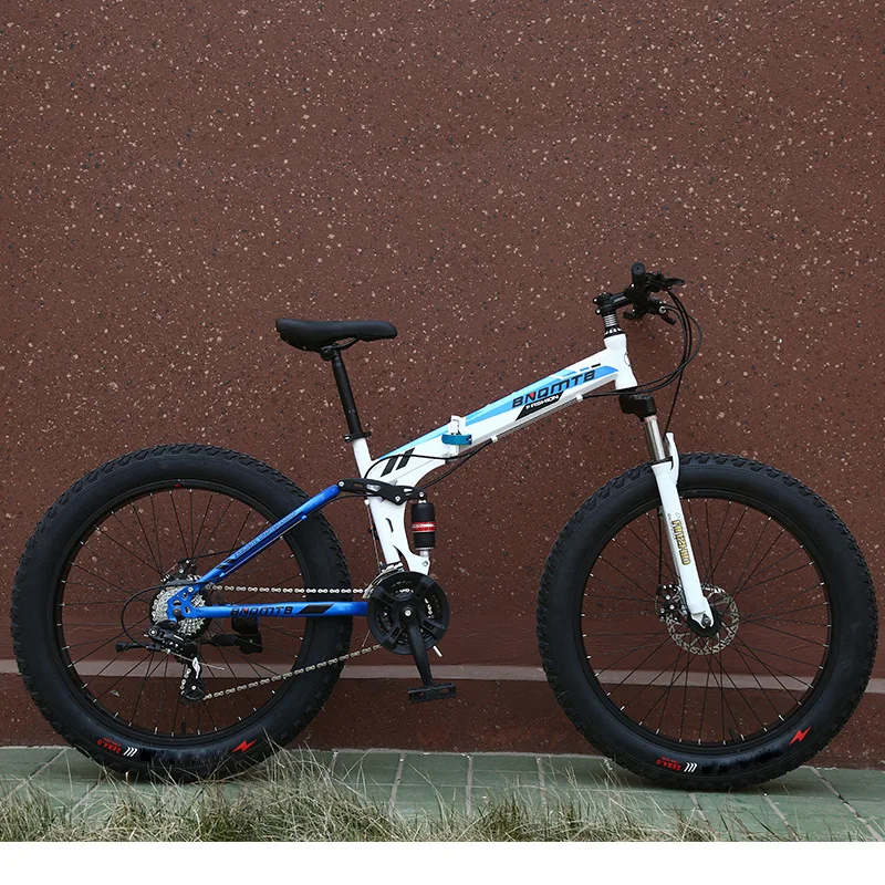 

Wholesale Folding Snow Mountain Bike: Variable Speed, Shock Absorbing, Disc Brake, Widened Tires