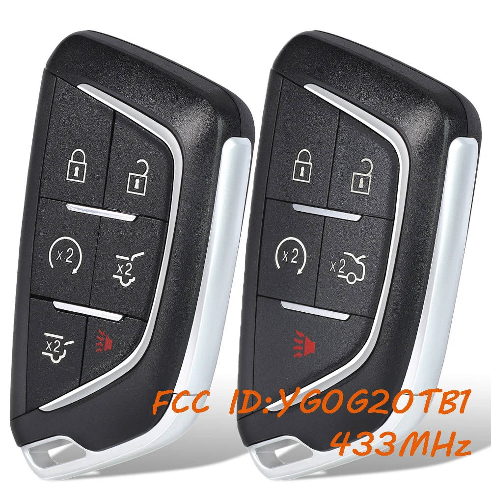 

DIYKEY YG0G20TB1 Дистанционный брелок для Cadillac CT4 CT5 2020 2021 Escalade 2022 Lyriq XT4 2023 2024 13538864 13541988 13548127