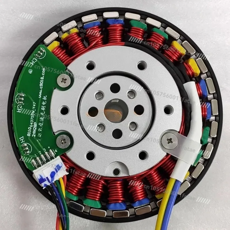 8110 300W Pancake Direct Drive Motor 1 2Nm Ultra Thin Hollow Shaft Brushless DC Motor