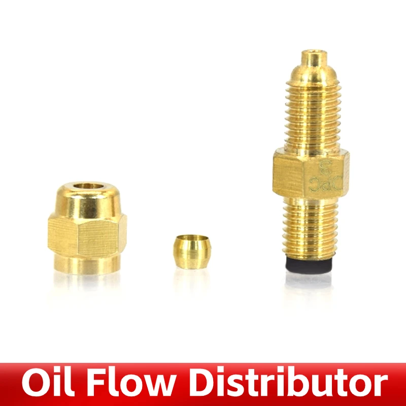 M8*1 Inlet/Outlet Brass Oil Flow Resistance Metering Unit PSS/ DPC-3series For Centralized Lubrication System/CNC Machine Centre