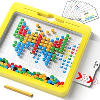 2-in-1 Magnetic Pen DIY Drawing Board For Children Montessori Preschool Education Painting Puzzle Toy Gift