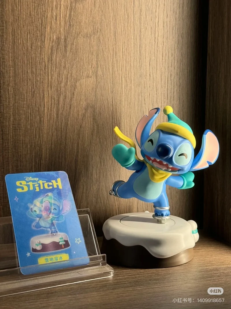 

Подлинная Toptoy Disney Stitch, милая мелодия серии, слепая коробка, сюрприз, загадочная коробка, милое подвижное украшение для рабочего стола, кавайные игрушки