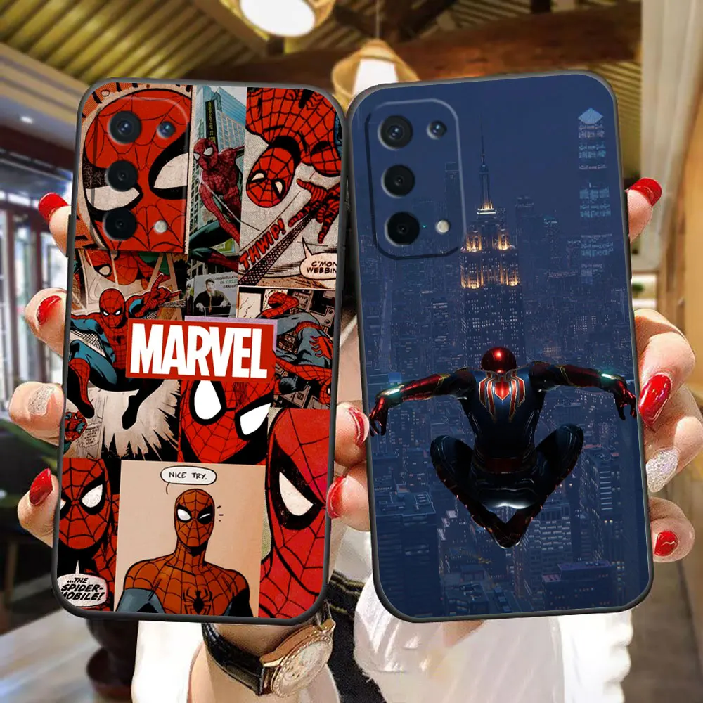 

Marvel Spider Spiderman Phone Case For OPPO A5X A15 A16 A17K A31 A38 A54 A55 A57 A58 A60 A73 A74 A76 A78 A92 A93 A94 A98 Case