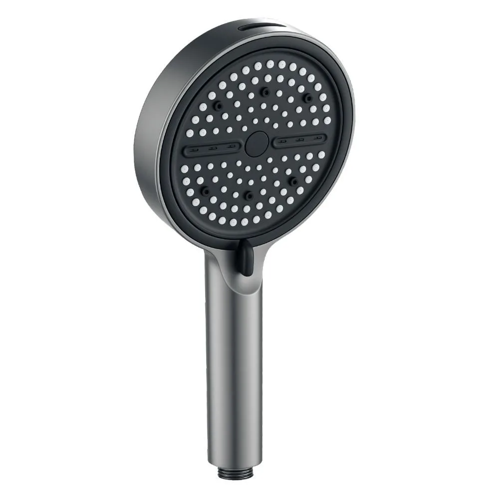 Big Panel Design Handheld Shower Head 7 Modes Pressure-Boosting Structure Massage Shower Head Extra-Wide Large Panel
