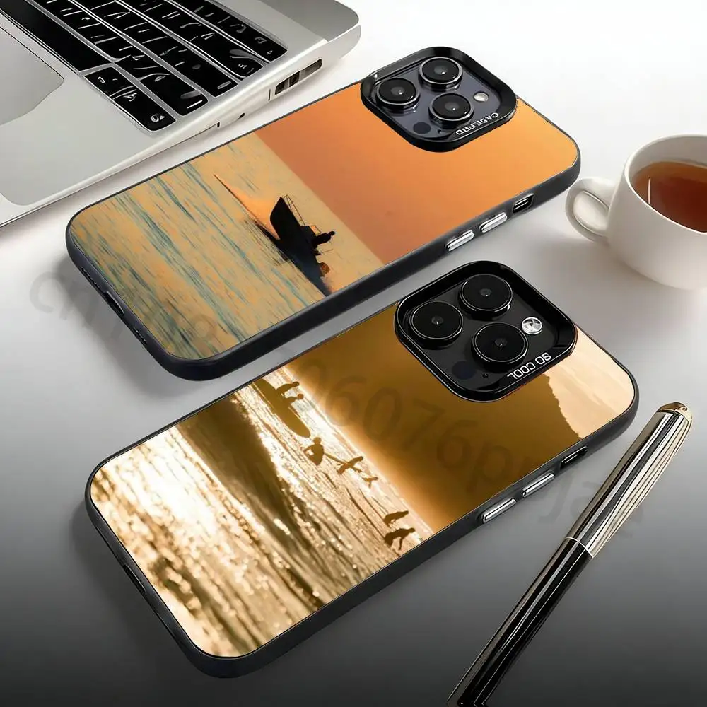 

Coastal Glow Phone Case For iPhone 17,16,15,14,13,12,11,Pro,Max,Plus,Mini, Matte Shockproof Case