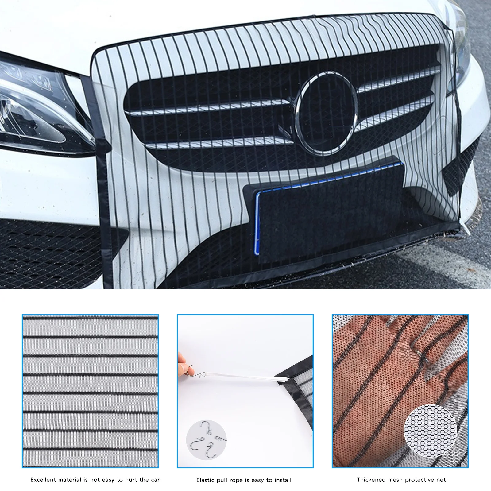 Car Anti-foreign Body Protector Net Car Radiator Air Conditioner Water Tank Protective Filter Foldable Car Accessories