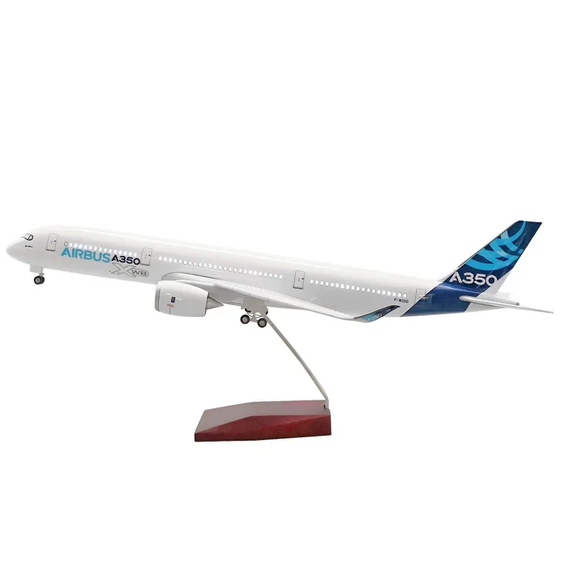 

Airbus 350 Sichuan Panda sound control light belt landing gear wheels resin simulation aircraft model gift ornament