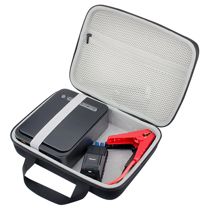 ZOPRORE Hard EVA Travel Case for Baseus 2 In 1 Car Jump Starter Power Bank Air Compressor Inflator Pump 1000A Portable Bag
