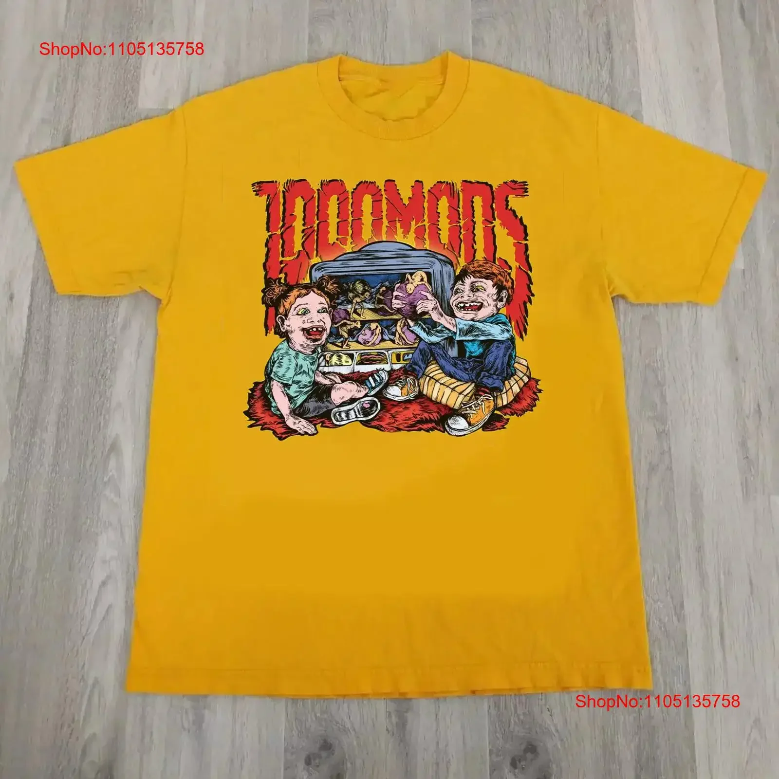 1000mods Band Frenzee Cheat Death Tour T Shirt Full Size S 5XL vintage Washed fashion homme Versatile Casual graphic Stylish