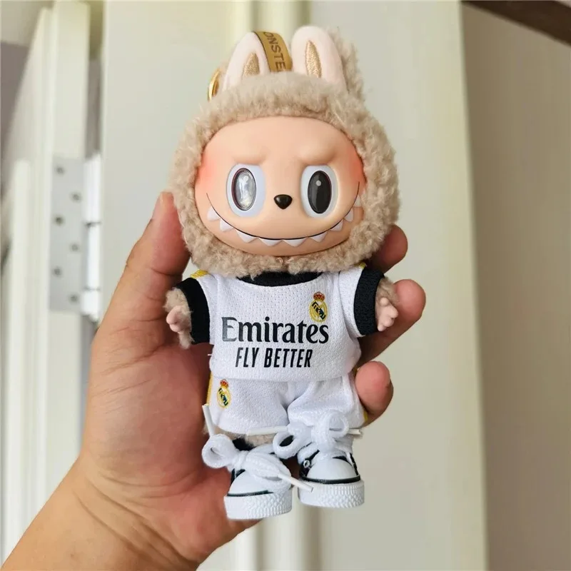 15 17cm para muñeca Lbubu, equipo de fútbol y baloncesto, ropa, camiseta, pantalones cortos, talla 10 30, conjunto de Ropa, accesorios