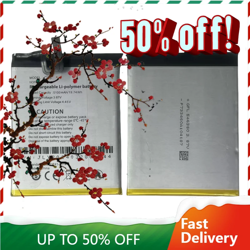 

【Fast Delivery】Battery for Cubot C39 C47 C48 C50 C53 for A10 X70 P60 Mobile Phone Battery