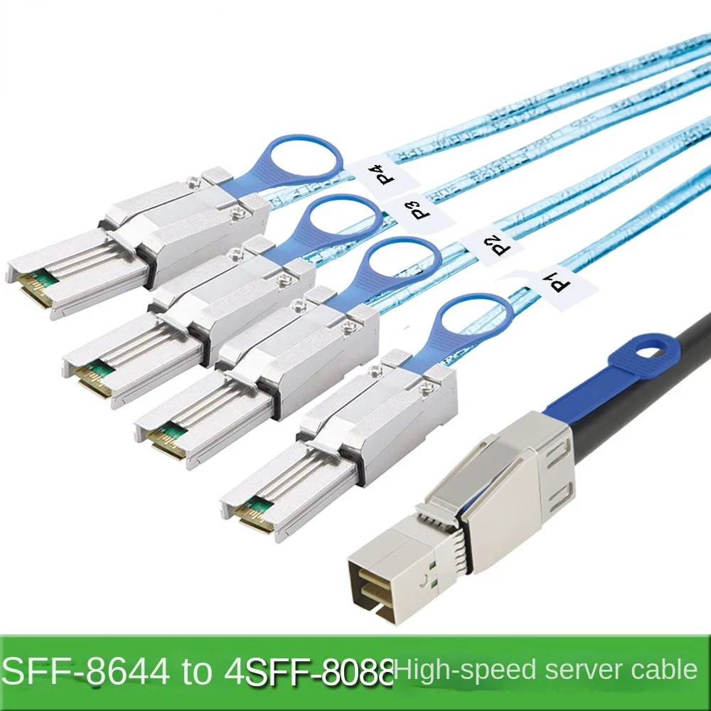 

MINI SAS HD 36PIN SFF-8644 To 4 * SFF-8088 High-speed Server Connection Data Cable