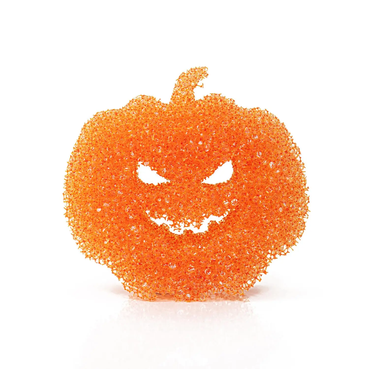 Halloween Cleaning Sponges, Pumpkin Temperature Sensitive Kitchen Scrub Sponges, Non Scratch Household Cleaning Sponges for Wash