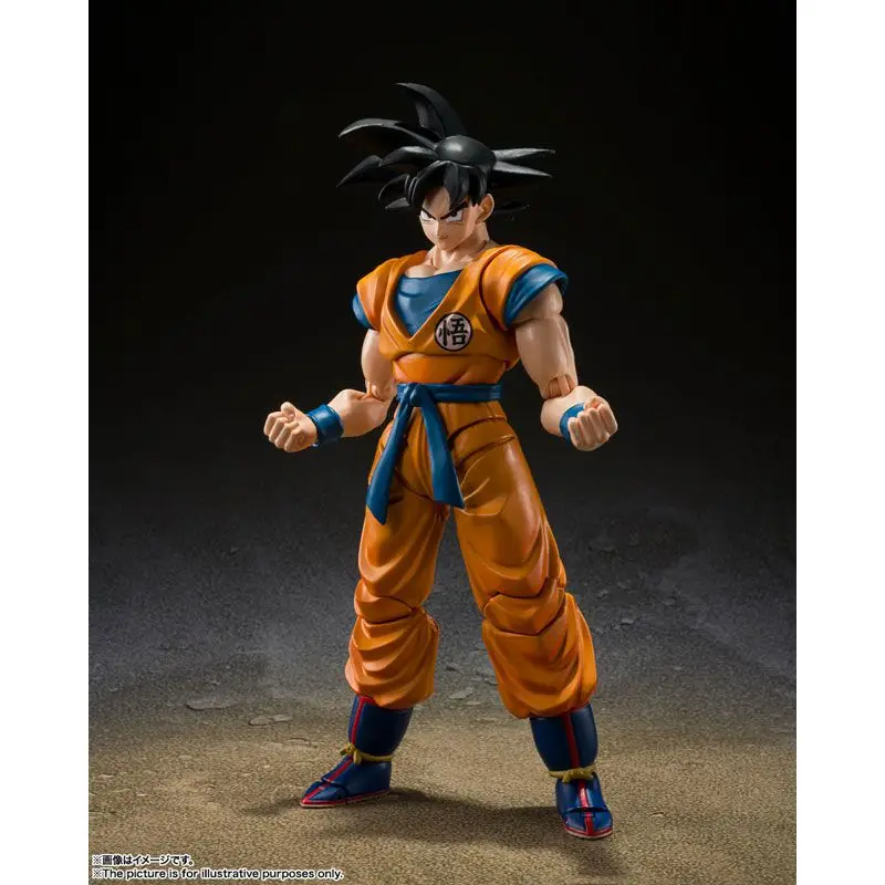 

Original S.H.Figuarts Son Goku SUPER HERO Dragon Ball Super Hero In Stock Anime Action Collection Figures Model Toys