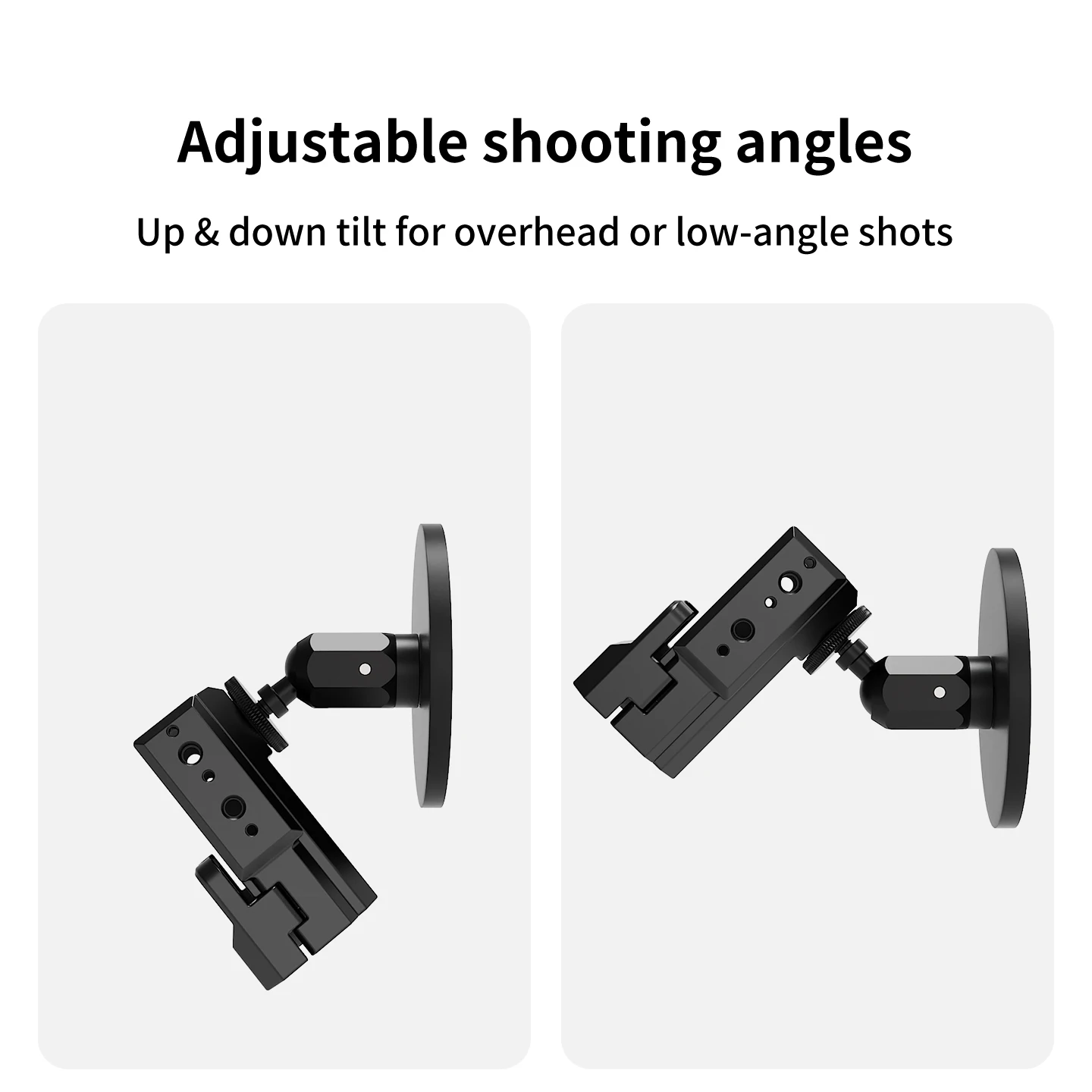 Magnetische Saughalterung für DJI Osmo Pocket 4 Pro Gimbal Aluminium-Käfig Magnetbasis 360° ° Kugelkopf für Metall-Oberflächenhalterung – Detail 9