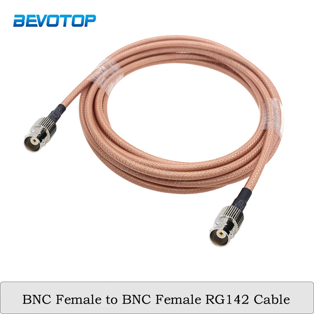 

RG142 BNC Female to BNC Female Jack Connector Adapter Double Shielded High Quality Low Loss RG-142 50-3 Ohm RF Coaxial Cable