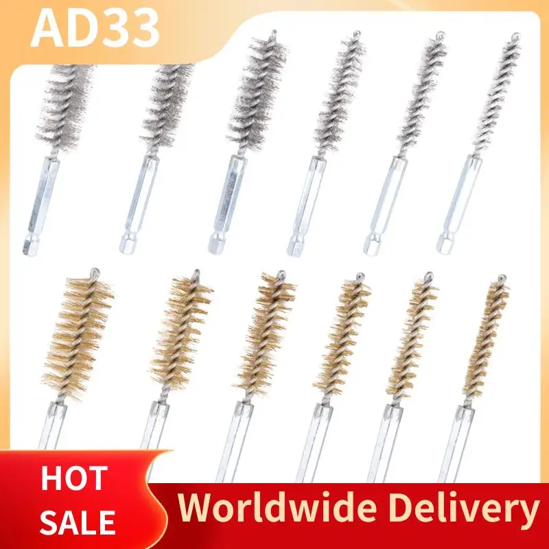 

Top Deals Hole Brush Cleaning Brush Set Steel Wire Hole Brush Set Stainless Steel Cleaning Brush For Electric Impact Drill