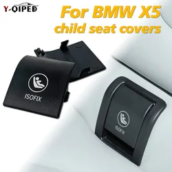 Rear Child Seat Anchor Safety ISOFIX Cover Restraint for BMW X5 G05 Car Rear Seat Hook Buckle Seat Cover Plate 2019-23 Replace