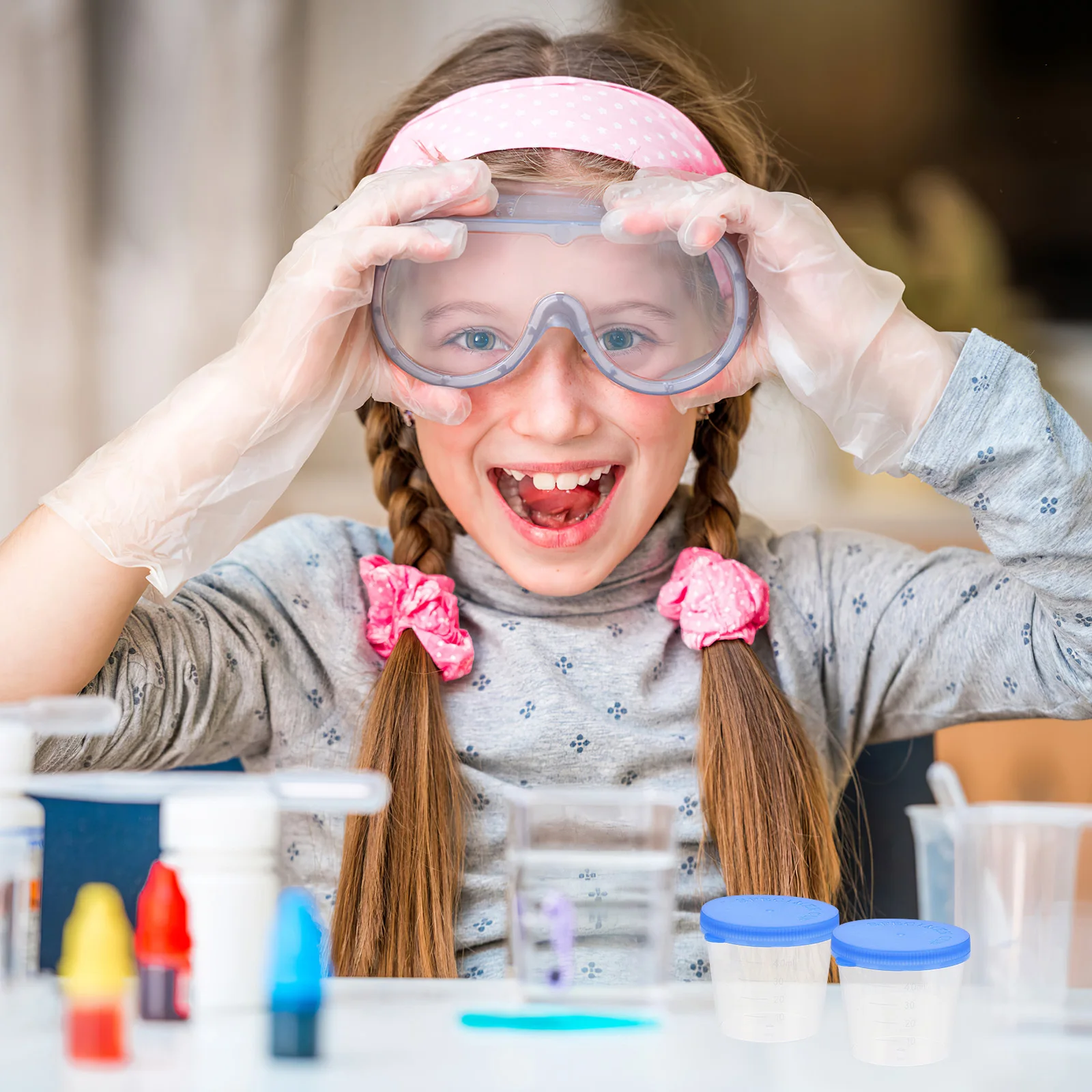 

50Pcs Urine Sample Cups Leak Proof Containers Secure Sealed Lids Specimen Cups 40ml Reliable Sample Collection for Testing