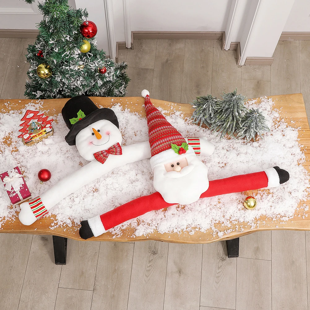 

Indoor Tree Top Star Decoration Elder Winter Snow Pulled Cloth Table Snowman Decorations