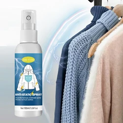 100g Anti Static Spray Multifunction Quick Static Electricity Removal Clothes Hair Sweater Quilt Household Portable Static Spray