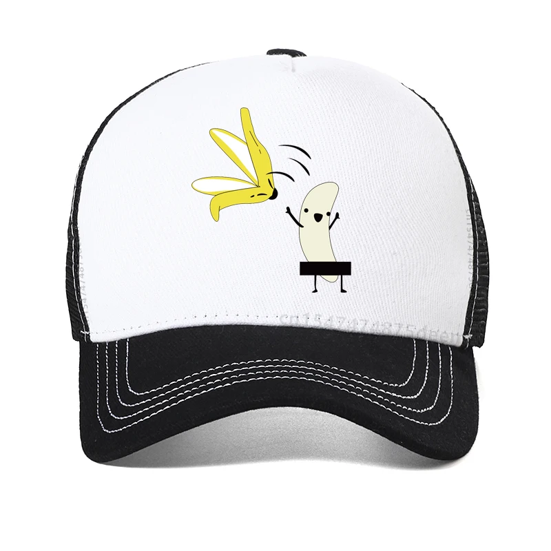 Gorra de béisbol con estampado de plátano para hombre, gorro con diseño divertido, Humor, broma, Hipster, informal, ajustable, Snapback