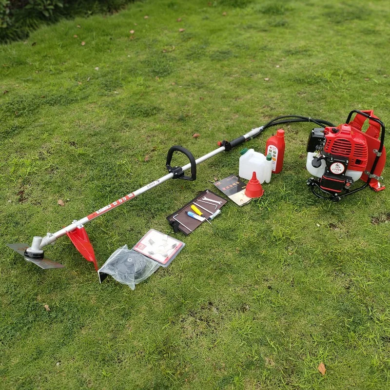 For BG430/40F-5 Electric Start Two-Stroke Backpack Grass Trimmer and Brush Cutter with One-Touch Start and Recoil Pull Start