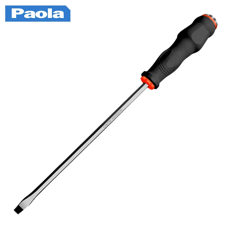 Core type straight screwdriver 6 × 150mm can be used to tap the screwdriver