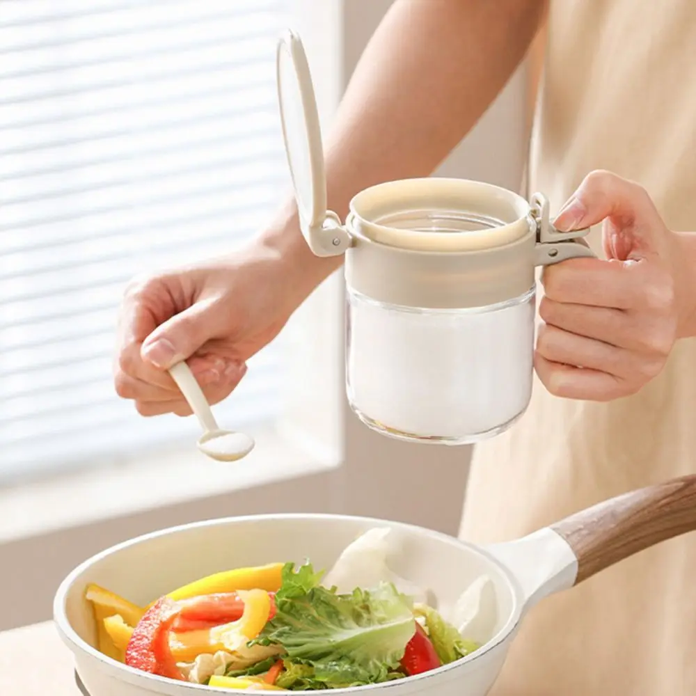 

Кухонные принадлежности, стеклянная бутылка для приправ, герметичная банка для хранения, пылезащитная прозрачная банка для соли, кухня