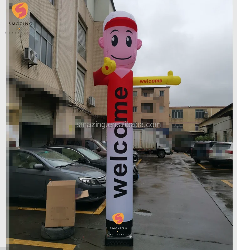 Christmas sky dancer inflatable advertising Santa Claus air for sale