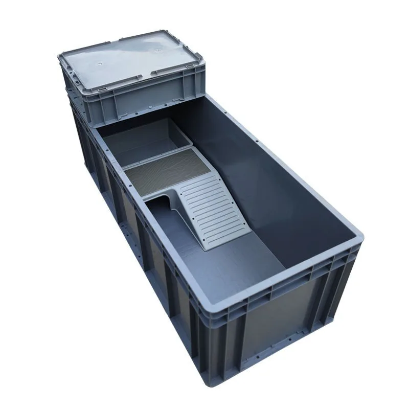 Turtle tank with sunbathing platform villa plastic turtle  breeding special home large fish ecological