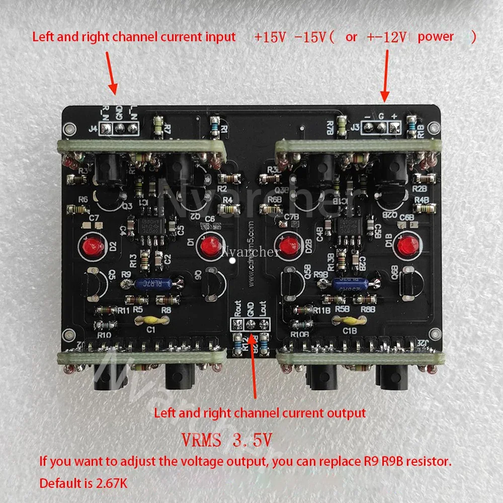 Nvarcher-Technologie de transfert de courant à boucle ouverte pour Marantz, HDAM IV, Ldissolve, TDA1541, TDA154l'autorisation